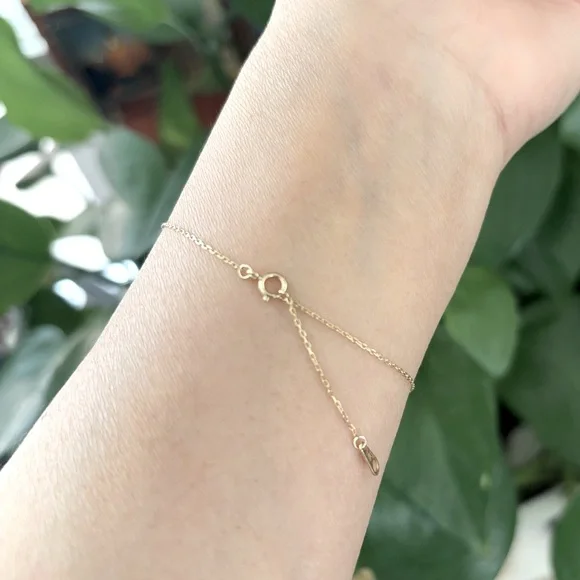 Elegant 14k Yellow Gold Bracelet - Picture 3 of 7